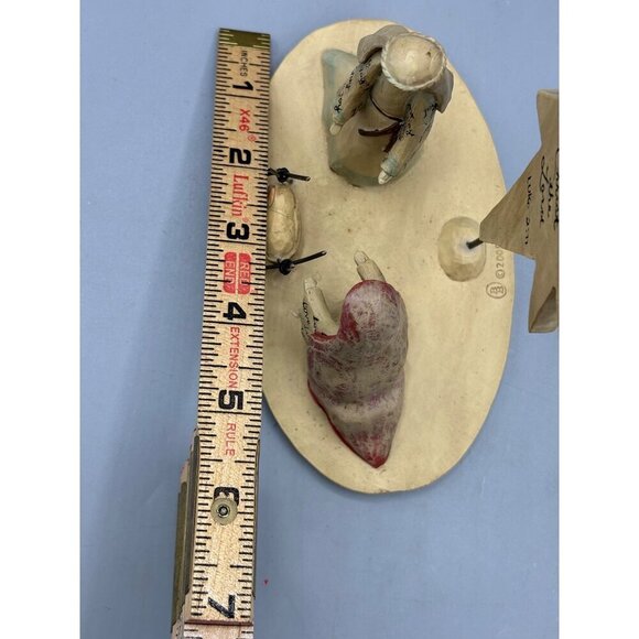 Blossom Bucket Nativity Set Star Luke 2:11 Scriptural Verse Figurine‎ Christmas - Picture 6 of 6